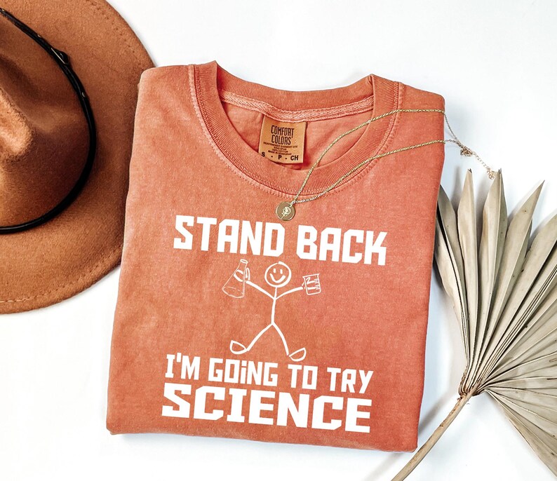 Retro Science Teacher Shirt - Comfort Colors Biology Chemistry Physics Tee imagen 9