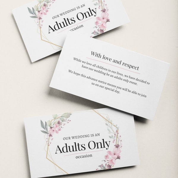 No Kids Allowed at Wedding Invitation Etsy No Kids Allowed at Wedding Invitation Etsy