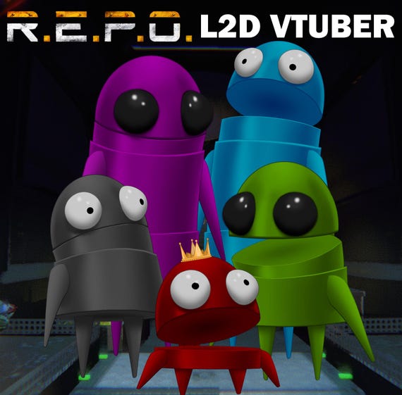 R.E.P.O. Live2D Vtuber | Multiple Toggles | 22 Preset Colors