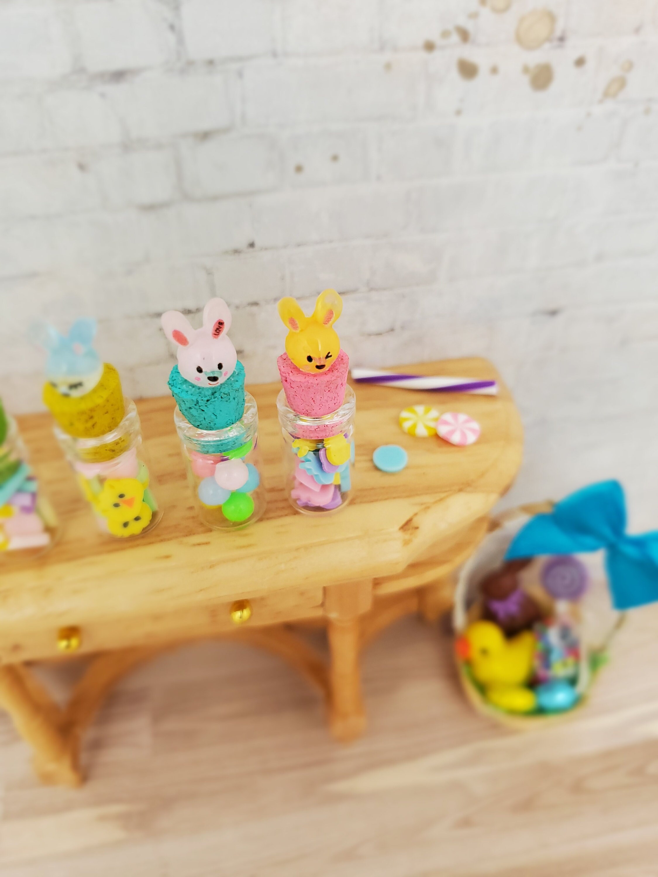 Miniature Dollhouse Candy Jar, Easter Mini, 1:12 Scale Easter Miniature ...