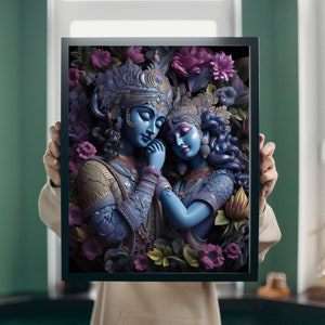 radha krishna painting | radha krishna wall art | radha krishna canvas | krishna and radha painting | krishna painting | indian wall art