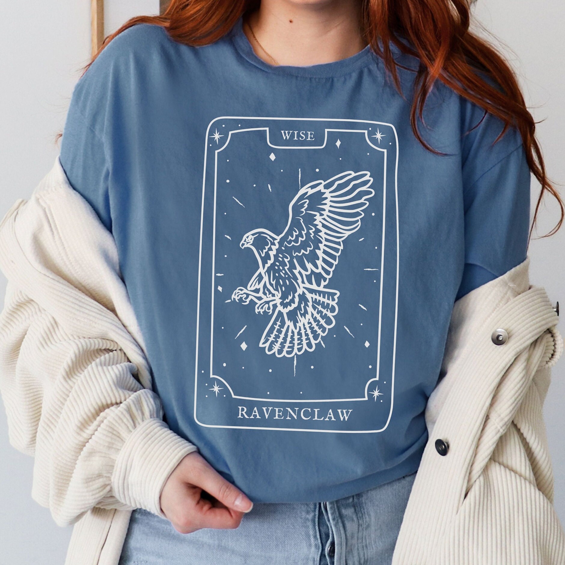 Eagle House T-shirt | Wizarding World | Wizard Shop | HP Fan Gift | Gryffindor, Slytherin, Ravenclaw, Hufflepuff | Comfort Colors