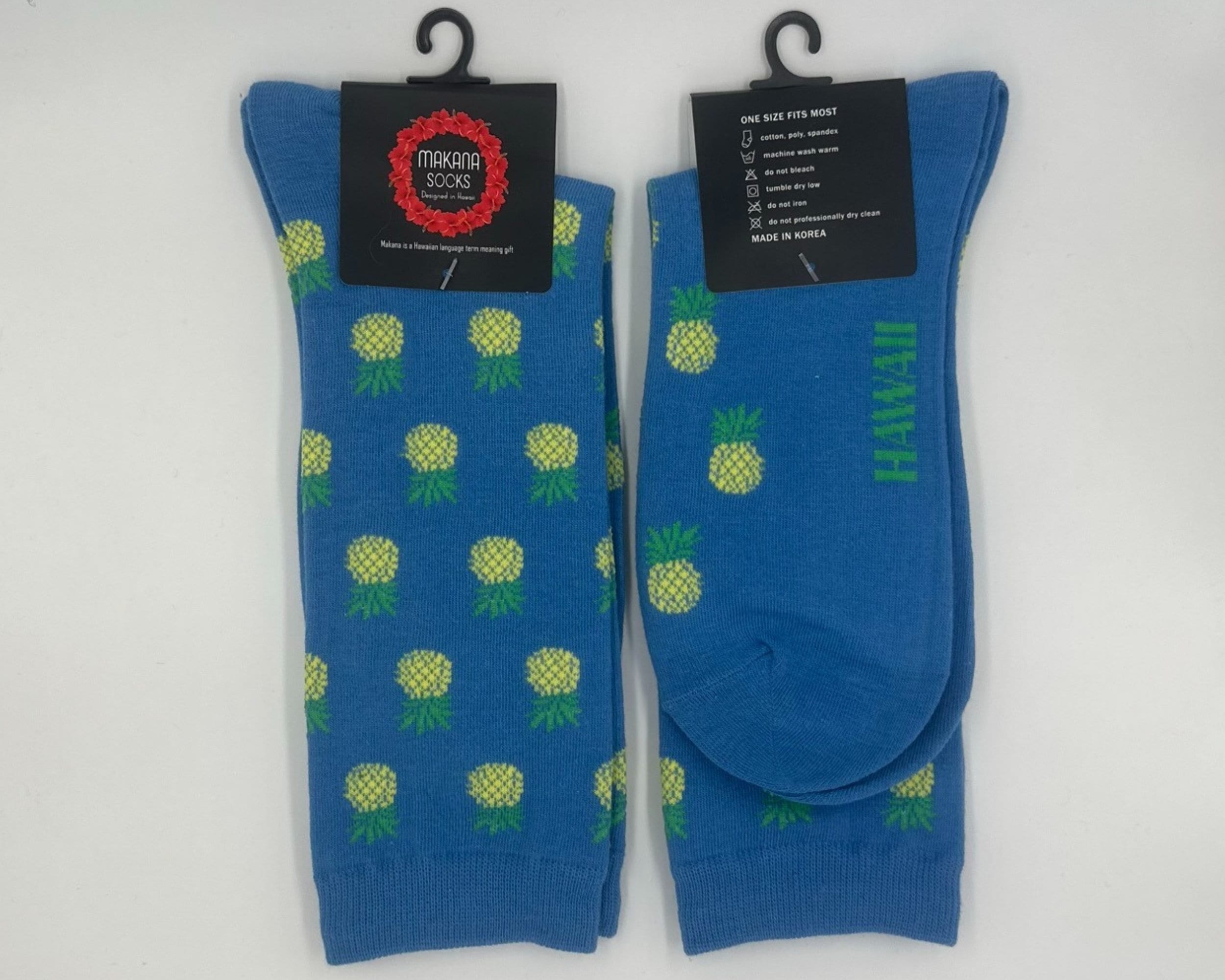 Blue Floral Socks, Gift for Her, White Blue Green Flower Socks, Gift for  Friends, Gifts Under 30 Dollars, Unique Knit Women's Socks, PM-001 