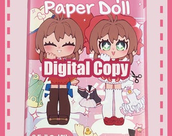 Cardcaptor Sakura Paper-Doll Activity Book - DIGITAL DOWNLOAD PDF