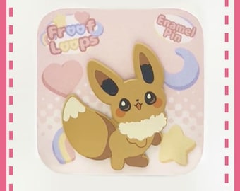 Soft Enamel Eevee Pin 1.25"