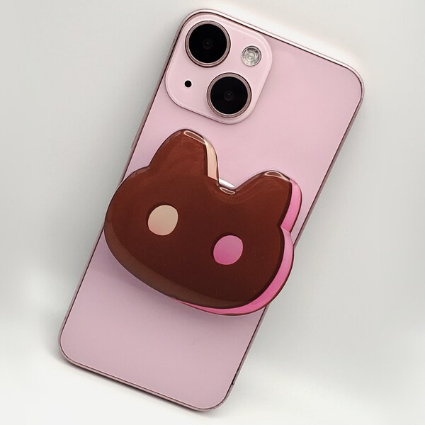 Cookie Cat Phone Grip Topper | Steven Universe 2" Acrylic Phone Grips
