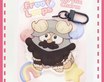 Deli in Dun Charm 2.5 inch | Clear Acrylic Charm Keychain