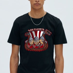 T-shirt Viking Ship Adventure - Embrassez l'héritage des guerriers nordiques avec style