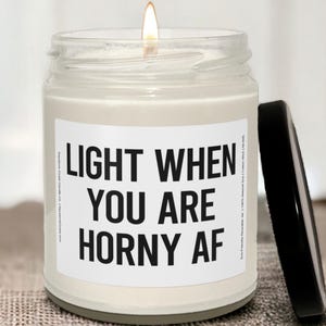 Light Candle, Scented Candle, Soy Candle, Candle Lovers, Candle Gift, Sexy Candle, Adult Candle, Bedroom Candle, Candle For Couples, Funny