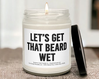 Get That Beard Wet Scented Soy Candle, 9oz