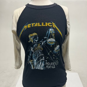Metallica 1980s Parking Lot Tee …And Justice for All