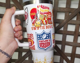 Taylor Swiftie Chiefs 40oz Tumbler