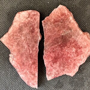 Strawberry Quartz Slabs | Lot or 2 | 105 Grams