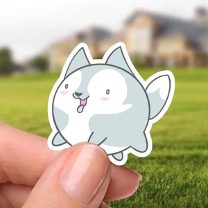 Siberian Husky Hundeaufkleber / Chunkymals Sticker / Chunkymals Collection