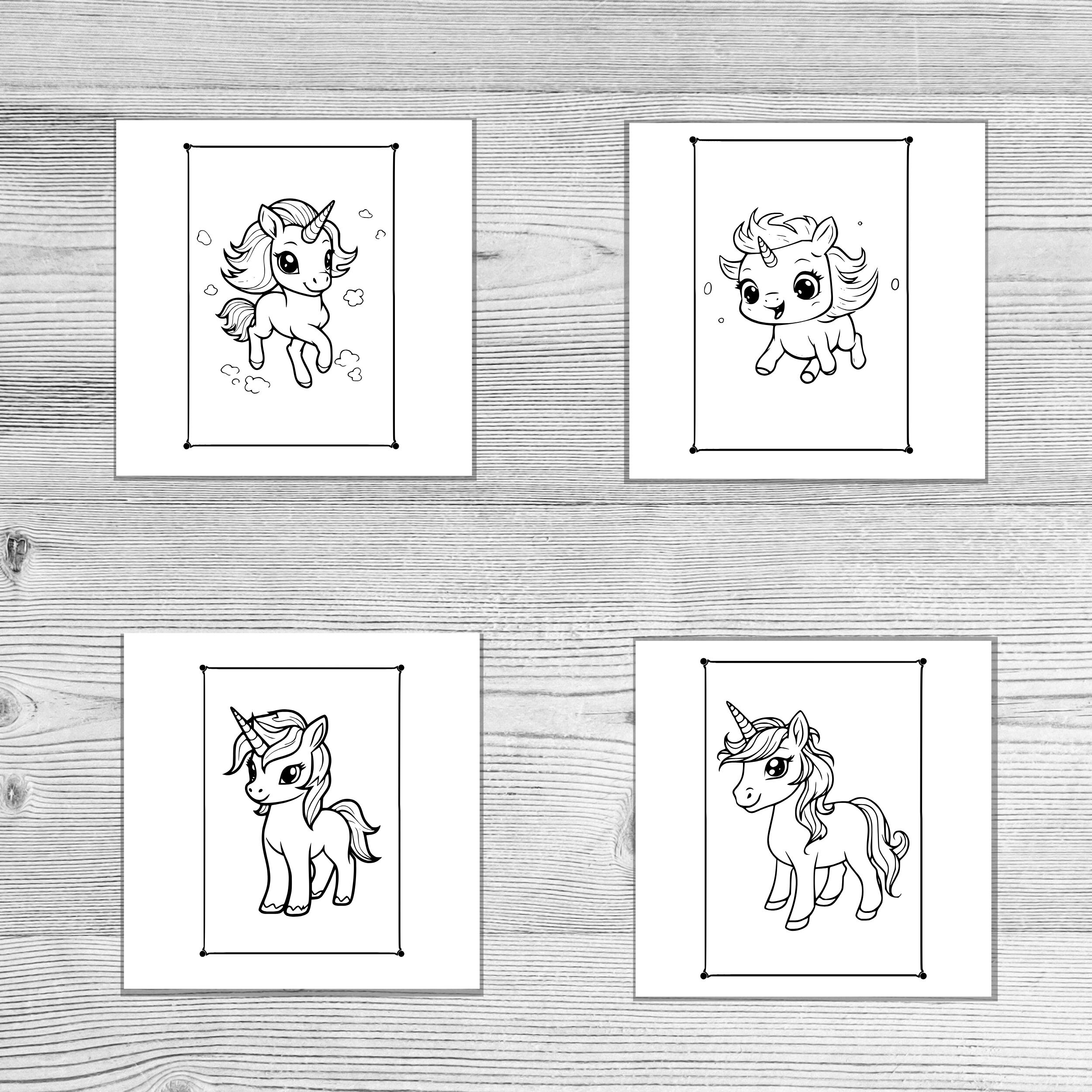 20 Cute Baby Unicorn Coloring Pages for and Kids and Adults - Unicorns ...