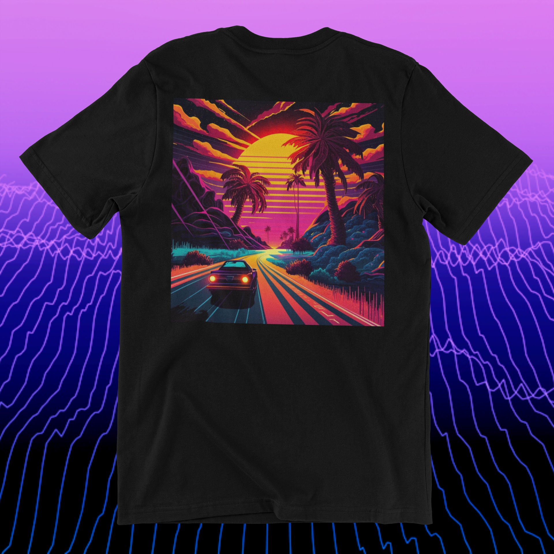 Synthwave Protogen Sunset Essential T-Shirt for Sale by samohtlion