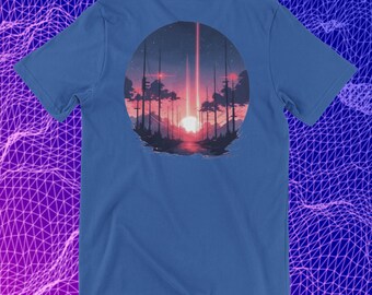 Synthwave Sunset T-Shirt | Retro 80s Vaporwave Graphic Tee