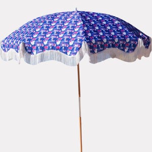 Purple Skies Beach Umbrella