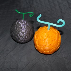 3D Printed Devil Fruit Mera Mera No Mi Gomu Gomu No Mi Inpired One Piece  Ace Luffy Decoration Various Sizes 