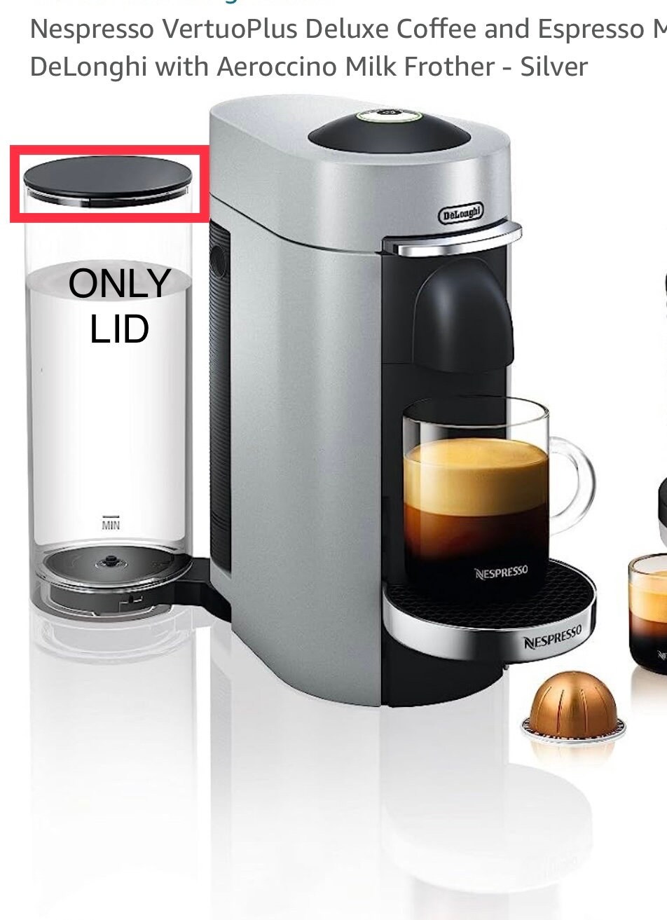 Nespresso VertuoPlus Deluxe Coffee & Espresso Maker by De'Longhi with Aeroccino