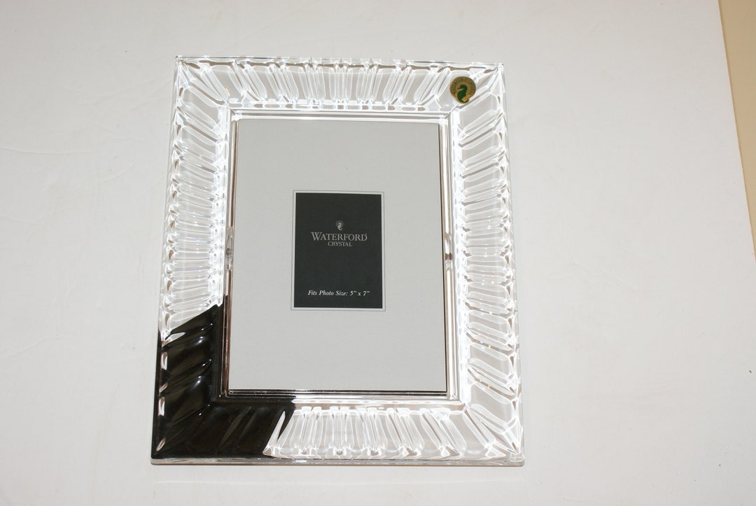 Waterford Crystal Picture Frame for 5x7 Photo Etsy