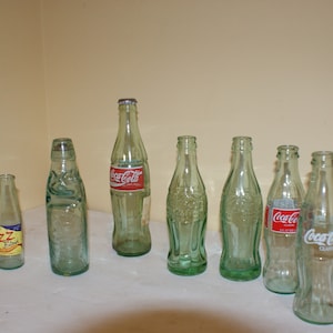 Vintage Soda Bottle Collection - Includes Dec 25 1923 Patented Coca Cola Bottle