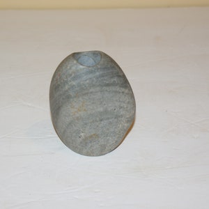 Handcrafted Zen Riverstone Candle Holder - For Standard Sized Tall Candles
