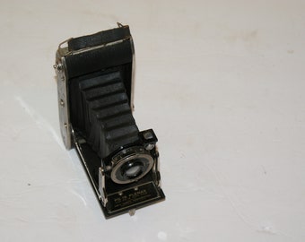 Plenax Folding Camera PD-16  AGFA ANCSO Corp - Binghampton ny - Leather Billows - In Good Shape