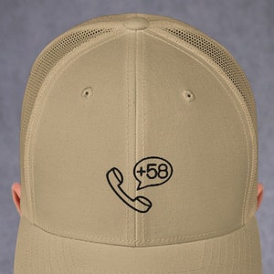 Sombrero de Venezuela Gorra de camionero bordada, Gorra de béisbol patriótica, Sombrero para hombres y mujeres