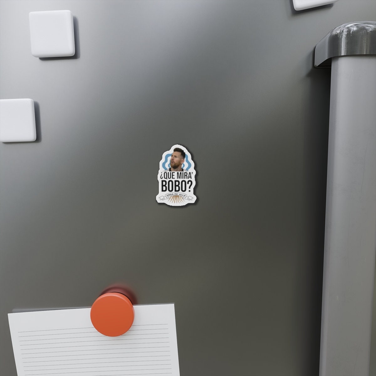 Messi Magnets Messi Items |que Mira Bobo? Anda Pa Alla Messi Gift Die-cut Magnets - Etsy