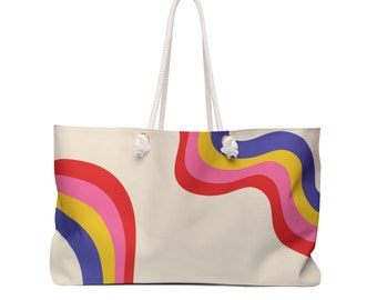 trendy colors tote bag Weekender Bag