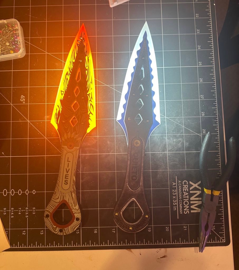 Kunai With Light Apex Legends Wraith Kunai Luminous Game Etsy Australia
