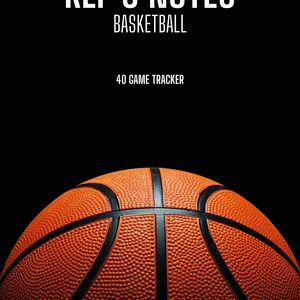 Ref's Notes: een scheidsrechterbasketbaldagboek met 40-gamedagnotities, 40-seizoenen en 40-betalingstrackers.