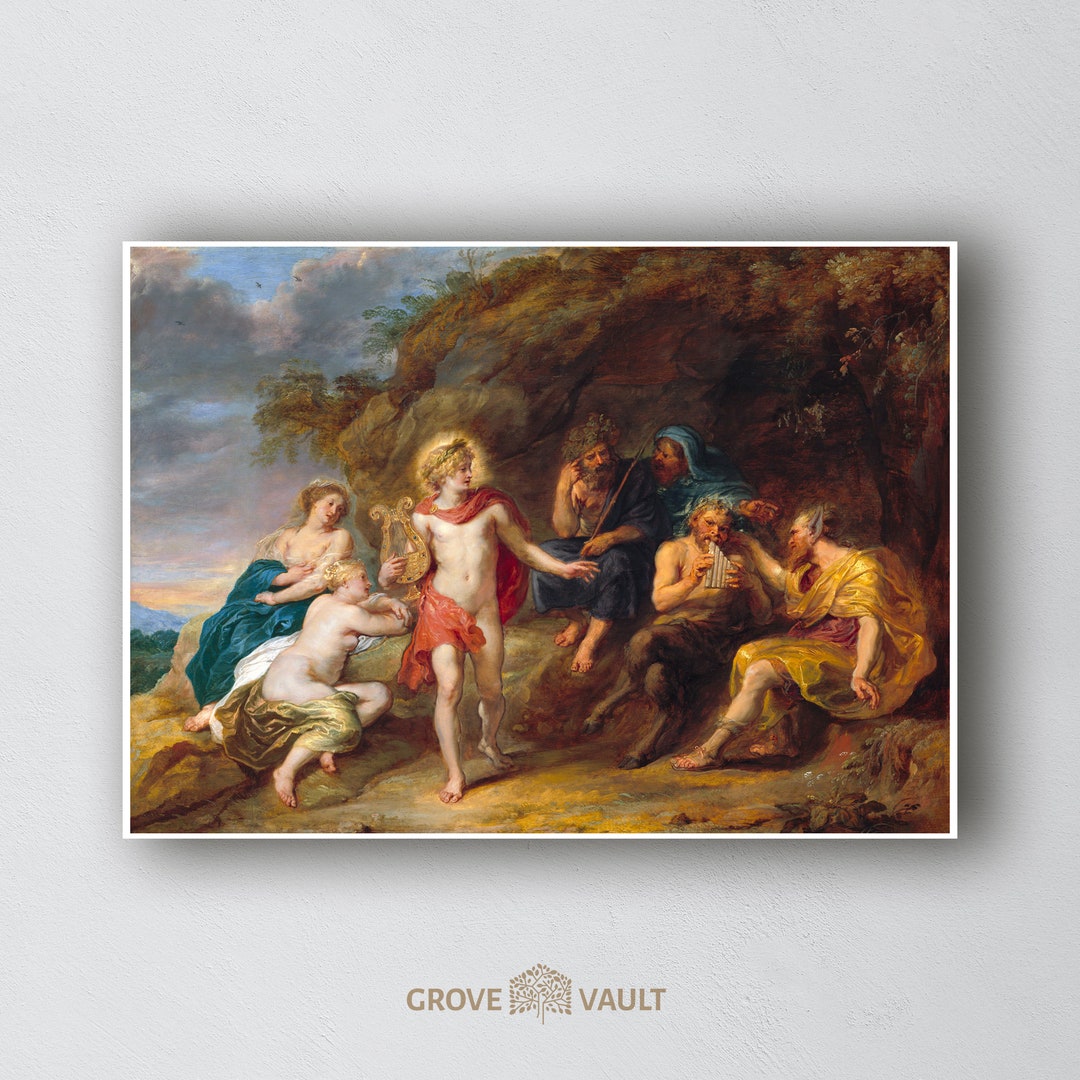 Vintage Mythology Wall Art Printable Printable Oil Painting Digital Art ...