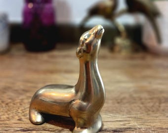 Small Brass MCM Seal - Animal Figurine