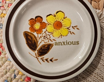Bord Dead Inside – Vintage decor donkere humor – grappig geüpcycled verzamelbord – Sarcastische muurkunst