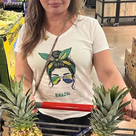Brazilian Flag Sunglasses T-Shirt, Brazil Pride Tee