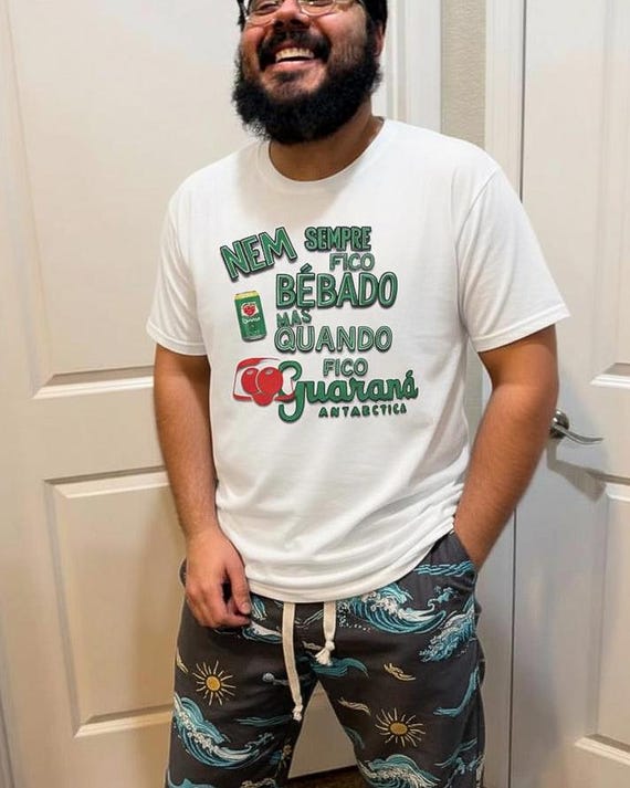 Guaraná Antarctica T-Shirt: Funny Brazilian Drinking Humor Tee
