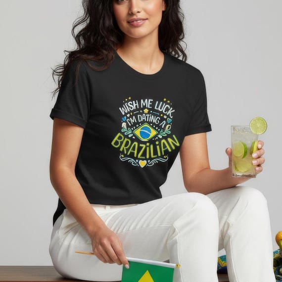 I Love My Brazilian Partner T-Shirt | Relationship Love Tee