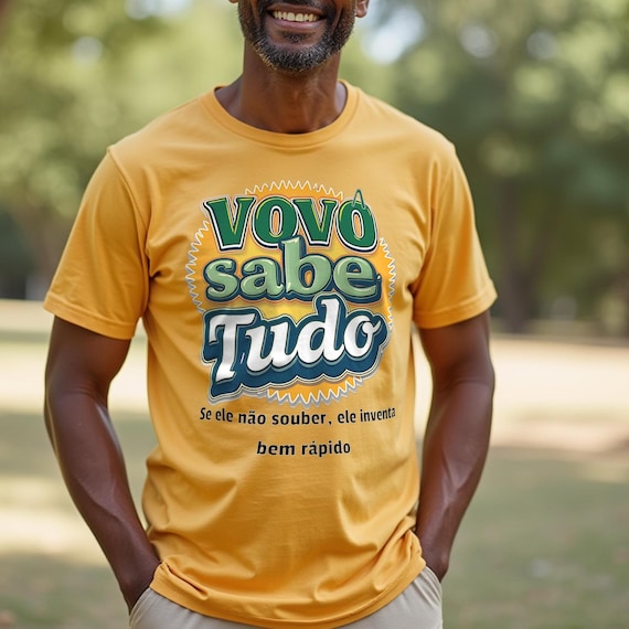 Vovó Sabe Tudo - Funny Portuguese Grandma T-Shirt with Humorous Quote