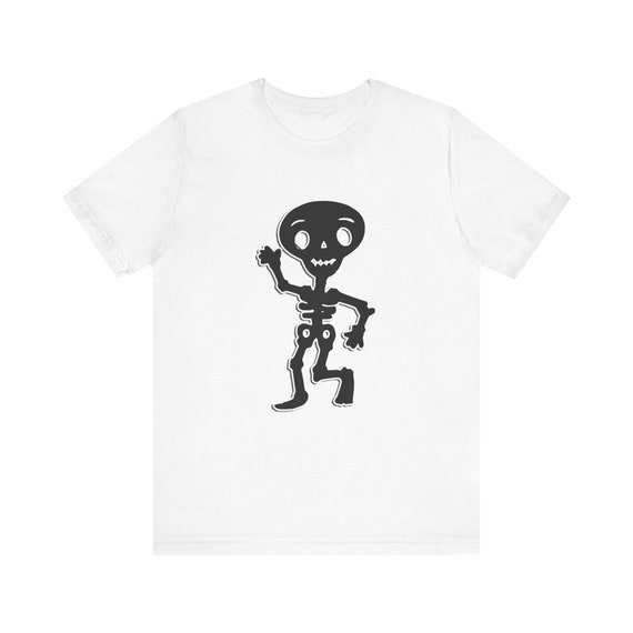 Simple skeleton Halloween shirt