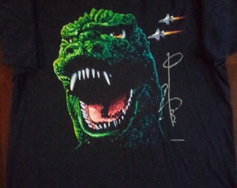 Nakajima Autographed Godzilla Shirt