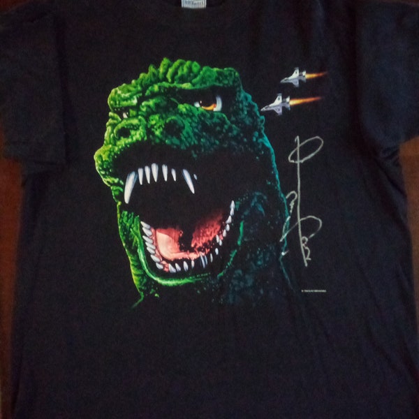 Nakajima Autographed Godzilla Shirt