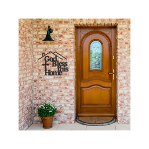 God Bless This Home | Metal Sign