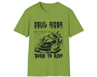 Duivel ruiter biker T-shirt