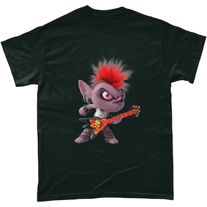 Gildan Heavy Cotton T-Shirt Trolls World Tour Rock on Barb T-Shirt