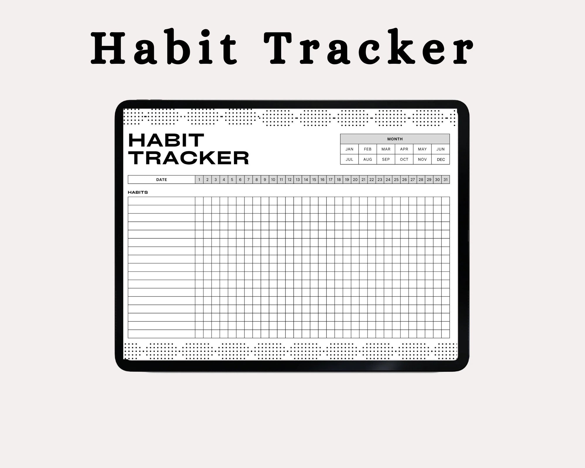 Habit Tracker Spreadsheet, Google Sheets Habit Tracker, Habit Trackers