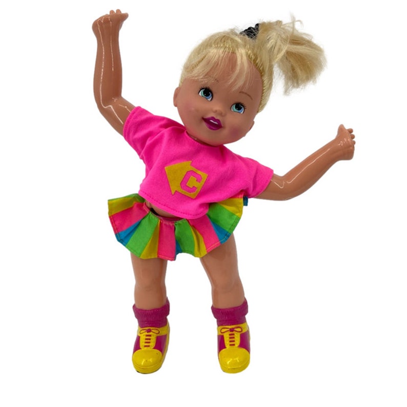 Toy Biz Casey Cartwheel Cheerleader Doll Blonde Blue Eyes Etsy