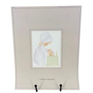 Precious Moments Loving Thy Neighbor Print 8 x 10 Inch Jonathan & David Litho