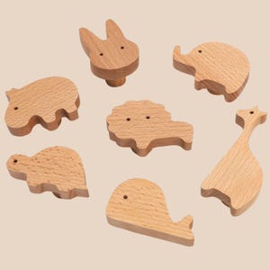 Cloud Drawer Pull, Wooden hook, Cute Kids Cabinet Handle, Nursery Dresser Knob, Soft Room Decor for Baby, Toddler, and Children&#39;s Furniture